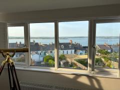 Back home and looking from our accommodation across the River Taw towards the Braunton Burrows